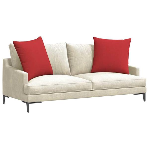 Grote foto vidaxl sofa kussens 2 pcs rood 80 x 80 cm stof huis en inrichting woningdecoratie