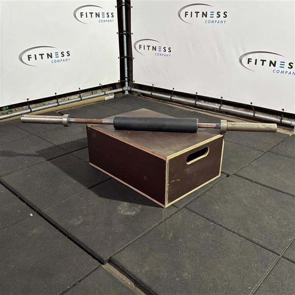 Grote foto halterstang barbell pad sport en fitness fitness