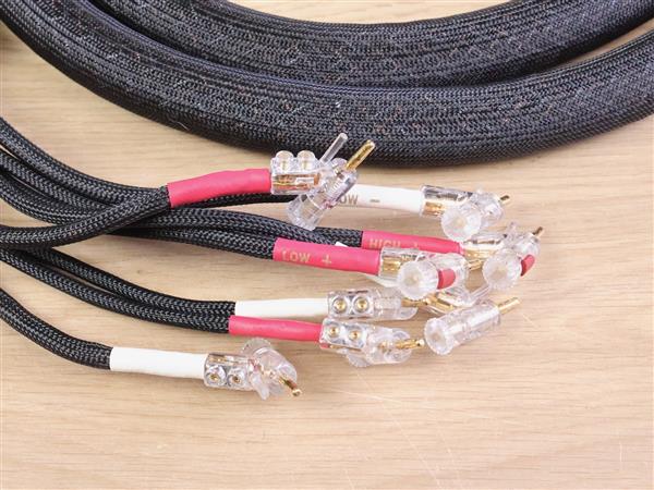 Grote foto kimber kable summit bifocal xl high end bi wired audio speaker cables 2 0 metre audio tv en foto onderdelen en accessoires