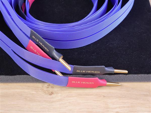 Grote foto nordost leif blue heaven audio speaker cables 2 0 metre audio tv en foto onderdelen en accessoires