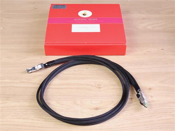 Grote foto acoustic revive lan quadrant triplec high end audio ethernet cable 1 0 metre audio tv en foto onderdelen en accessoires