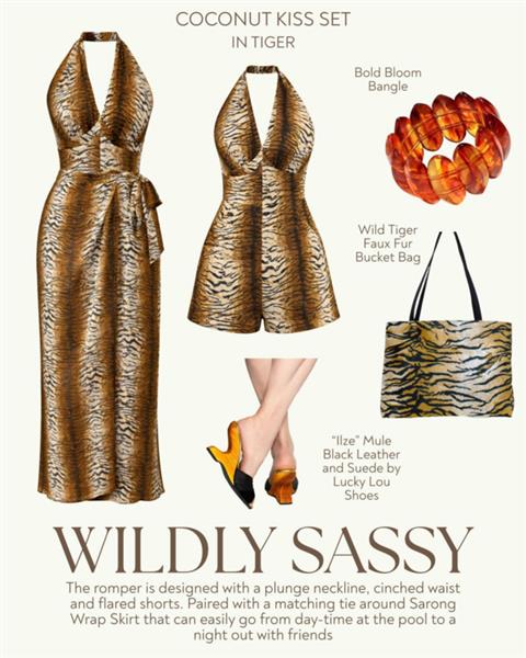 Grote foto rebel love clothing coconut kiss romper sarong set. kleding dames badmode en zwemkleding