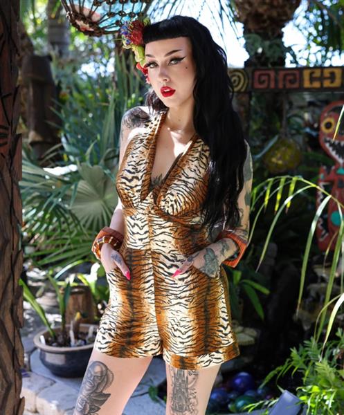 Grote foto rebel love clothing coconut kiss romper sarong set. kleding dames badmode en zwemkleding