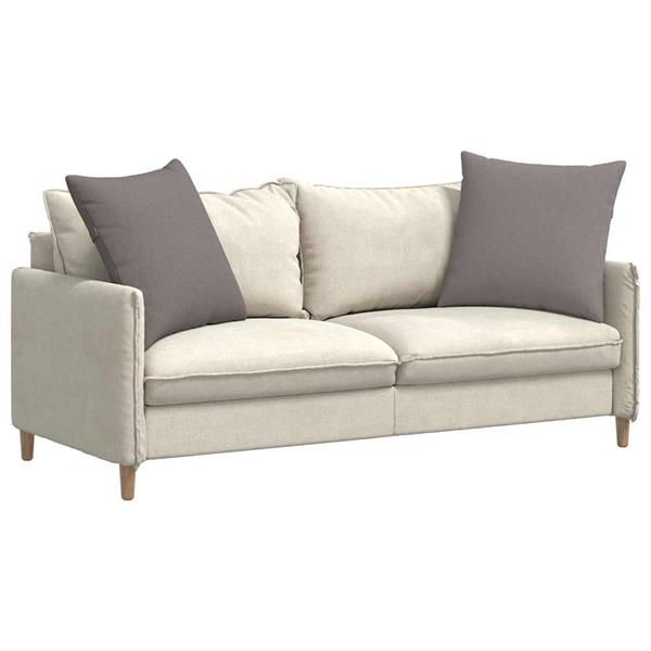 Grote foto vidaxl sofa kussens 2 pcs taupe 80 x 80 cm stof huis en inrichting woningdecoratie