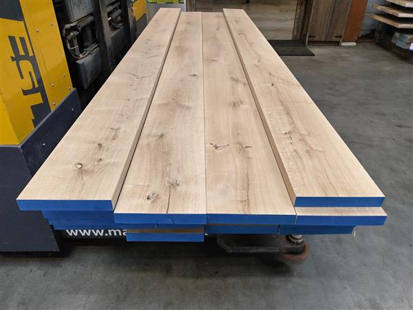 Grote foto 40x260mm 345cm eiken doe het zelf en verbouw hout en planken