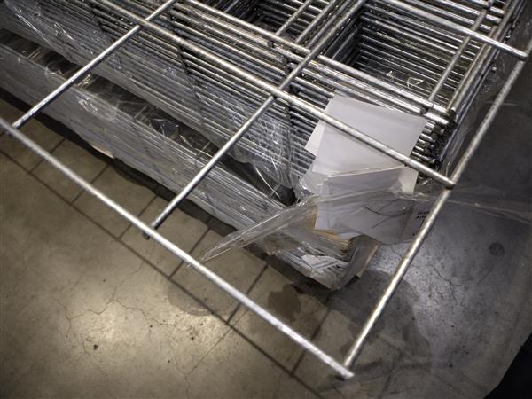 Grote foto gaaspaneel 90x180 cm thermisch verzinkt 4 mm maas 10x10 cm doe het zelf en verbouw hout en planken