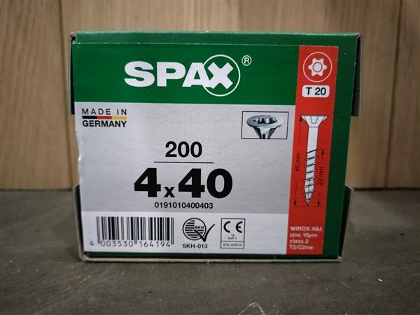 Grote foto assortiment aanbieding spax schroeven 4x30 4x40 5x50 6x60 gegalvaniseerd doe het zelf en verbouw hout en planken