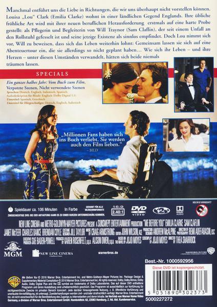 Grote foto ein ganzes halbes jahr dvd emilia clarke muziek en instrumenten cds minidisks cassettes