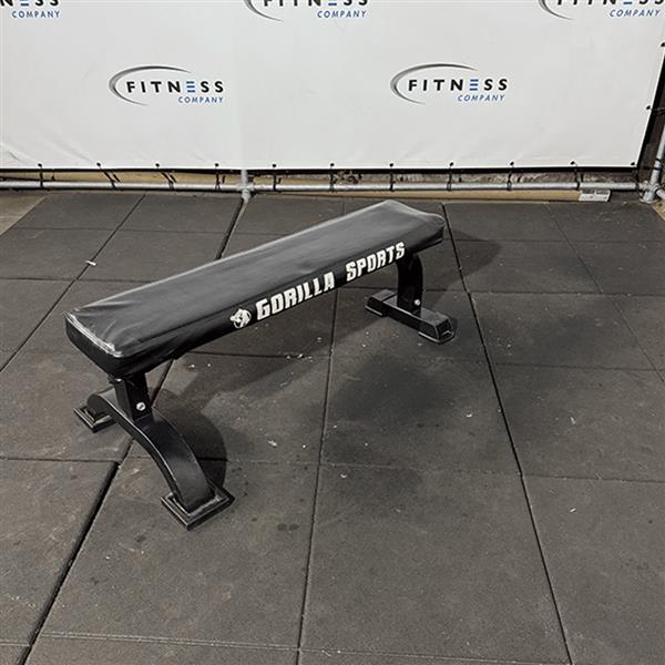 Grote foto gorilla sports flat bench sport en fitness fitness