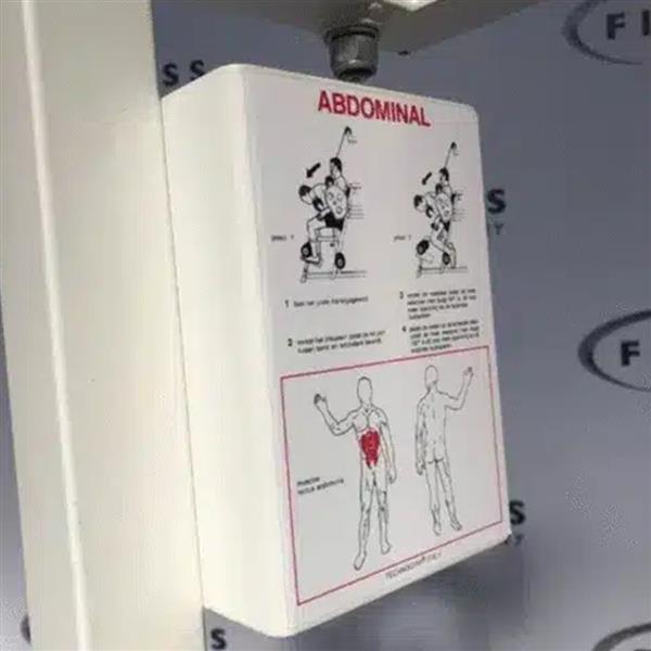 Grote foto technogym isotonic abdominal sport en fitness fitness