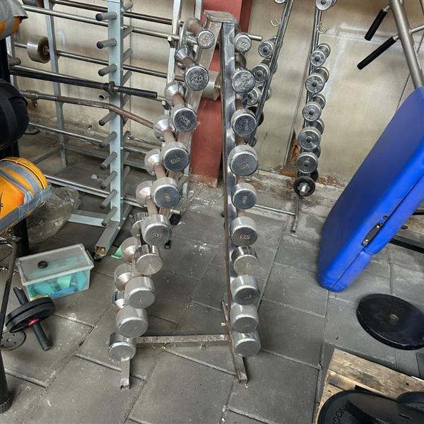 Grote foto dumbbell rek 1 10 kg sport en fitness fitness