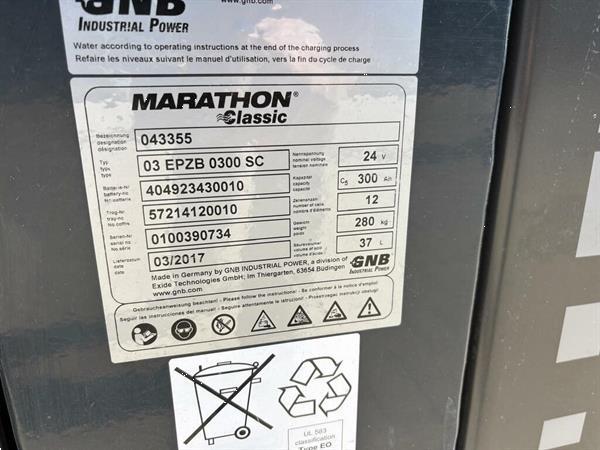 Grote foto vs 22804 elektrische triplex stapelaar atlet doe het zelf en verbouw hefwerktuigen