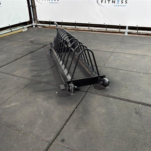 Grote foto metalen schijvenrek sport en fitness fitness