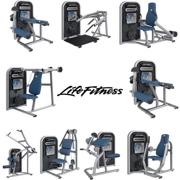 Grote foto life fitness circuit kracht set 9 delig sport en fitness fitness