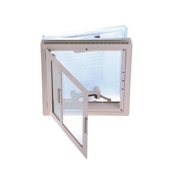 Grote foto mpk dakluik 40x40cm beige kader combirollo caravans en kamperen caravan accessoires