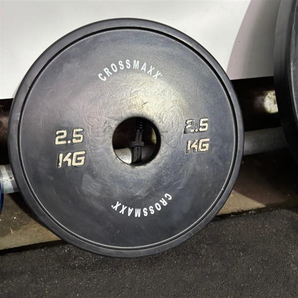 Grote foto lifemaxx crossmaxx halterschijven bumper plates 1 5 t m 20kg sport en fitness fitness
