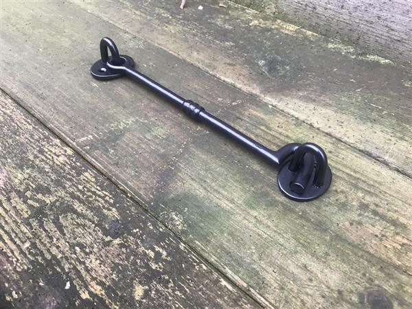 Grote foto grote windhaak gemaakt van smeedijzer mat zwart doe het zelf en verbouw materialen en producten