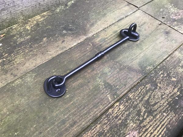 Grote foto grote windhaak gemaakt van smeedijzer mat zwart doe het zelf en verbouw materialen en producten