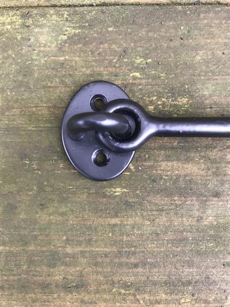 Grote foto grote windhaak gemaakt van smeedijzer mat zwart doe het zelf en verbouw materialen en producten