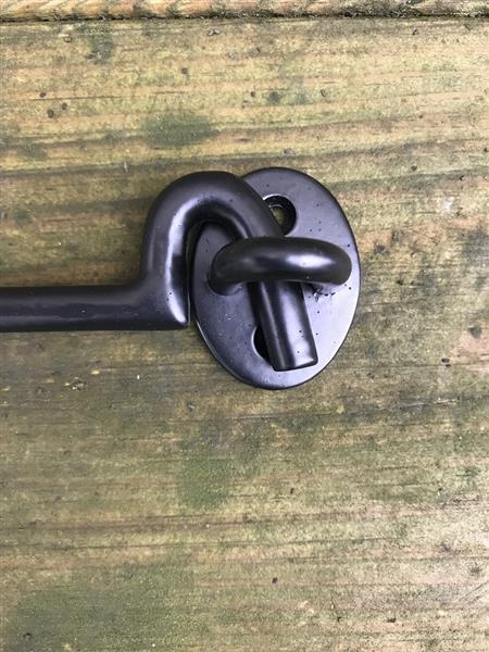 Grote foto grote windhaak gemaakt van smeedijzer mat zwart doe het zelf en verbouw materialen en producten