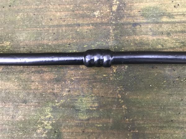 Grote foto grote windhaak gemaakt van smeedijzer mat zwart doe het zelf en verbouw materialen en producten