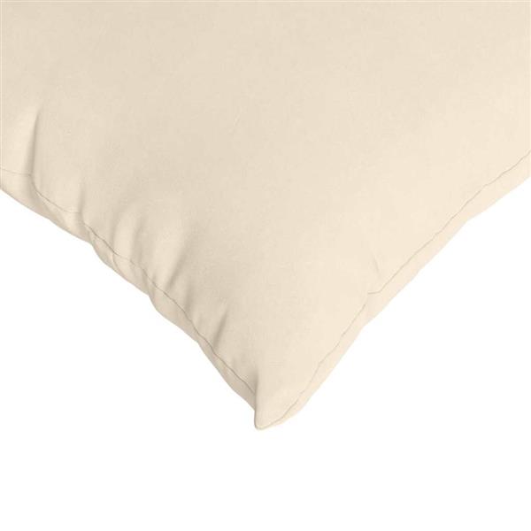 Grote foto vidaxl sofa kussens 2 stuks beige 60 x 60 cm stof huis en inrichting woningdecoratie