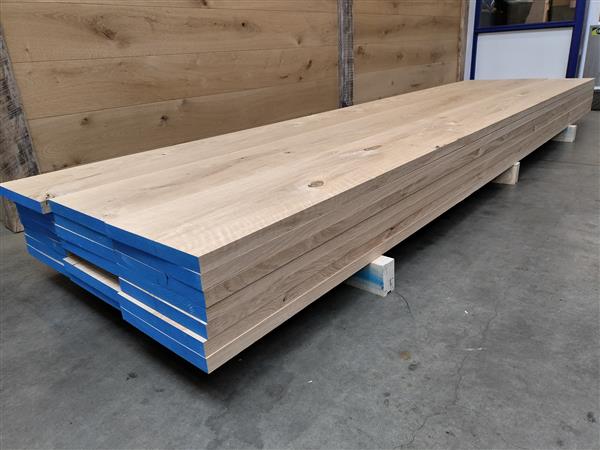 Grote foto 30x280mm 325cm eiken doe het zelf en verbouw hout en planken