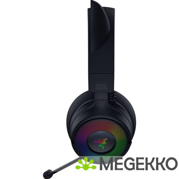 Grote foto razer kraken kitty v3 pro gaming headset zwart audio tv en foto koptelefoons