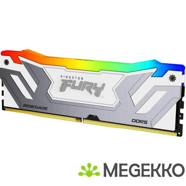 Grote foto kingston ddr5 fury renegade rgb white 2x24gb 8400 cudimm computers en software overige computers en software