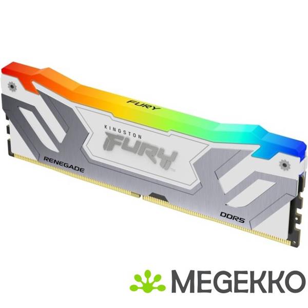 Grote foto kingston ddr5 fury renegade rgb white 2x24gb 8400 cudimm computers en software overige computers en software