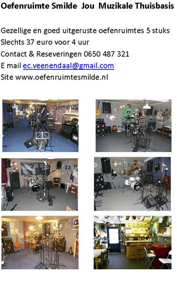 Grote foto oefenruimte muziek en instrumenten overige