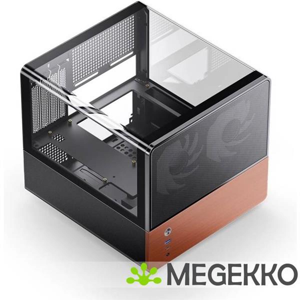 Grote foto jonsbo v12 black computers en software behuizingen en kasten