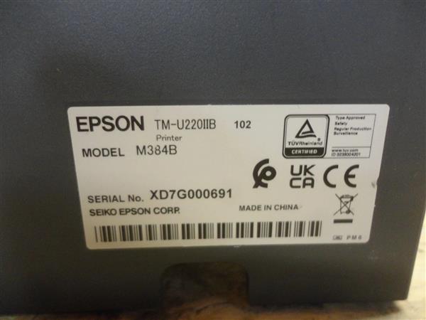 Grote foto epson tm u220iib pos matrix printer rs232 serial m384b computers en software printers