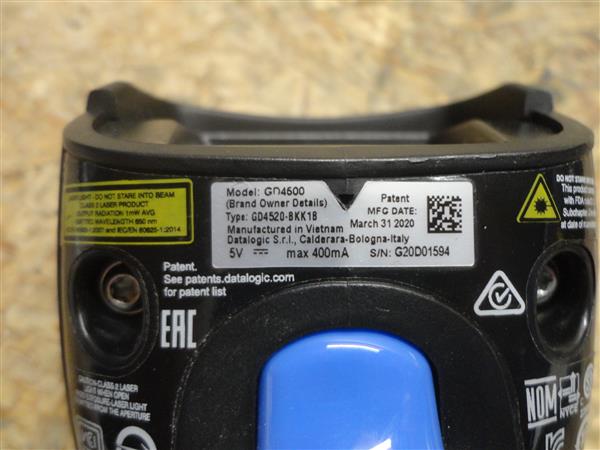Grote foto datalogic gryphon gd4520 2d qr barcode scanner usb kit gd4500 computers en software printers