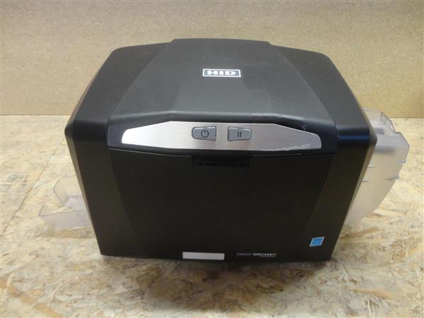 Grote foto fargo dtc1000m single side id card kaart printer monochrome usb lan 300dpi computers en software printers