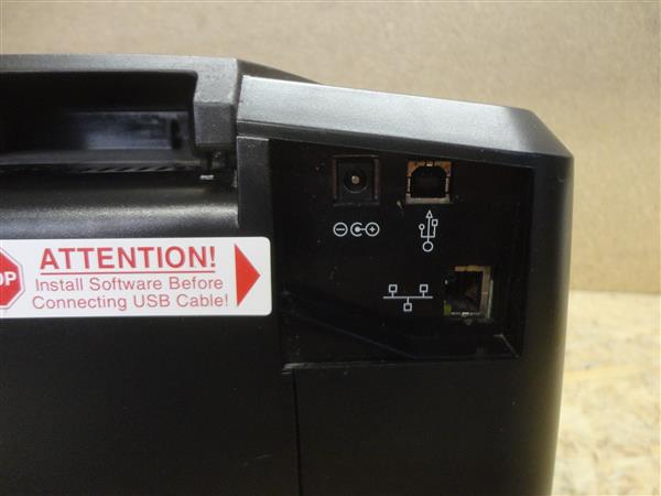 Grote foto fargo dtc1000m single side id card kaart printer monochrome usb lan 300dpi computers en software printers