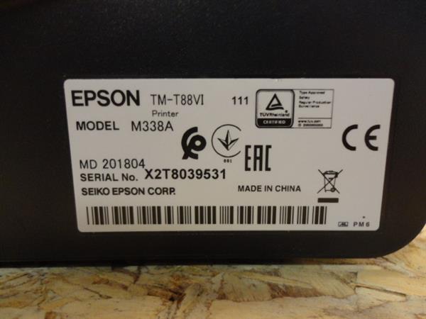 Grote foto epson tm t88vi bon printer m338a zwart ethernet wifi computers en software printers