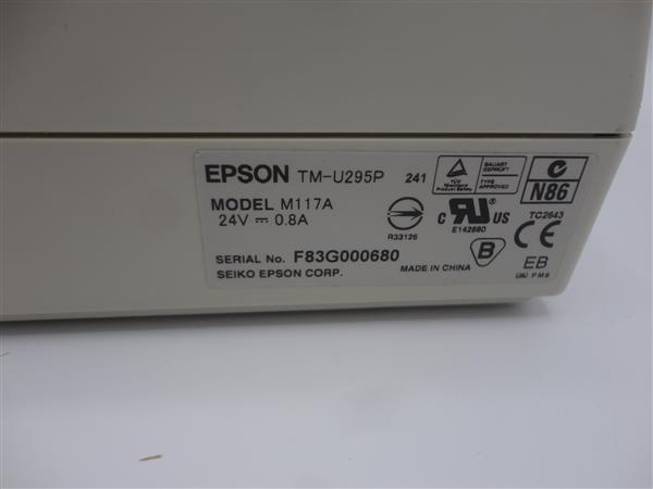 Grote foto epson tm u295 matrix slip bon printer m117a parallel alleen printer computers en software printers