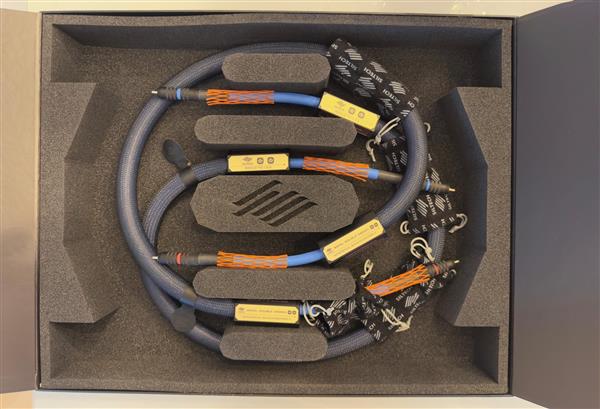 Grote foto siltech royal double crown s10 high end audio interconnects rca 1 25 metre audio tv en foto onderdelen en accessoires