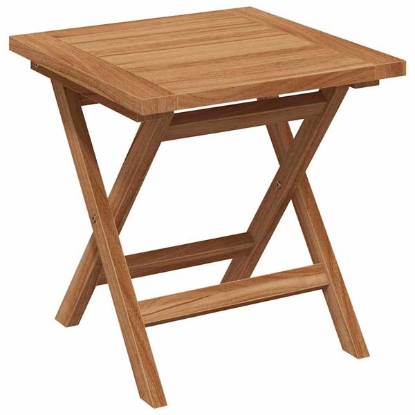 Grote foto vidaxl ligbed met kussen 1 persoon 2 pcs bruin massief teakhout tuin en terras tuinmeubelen