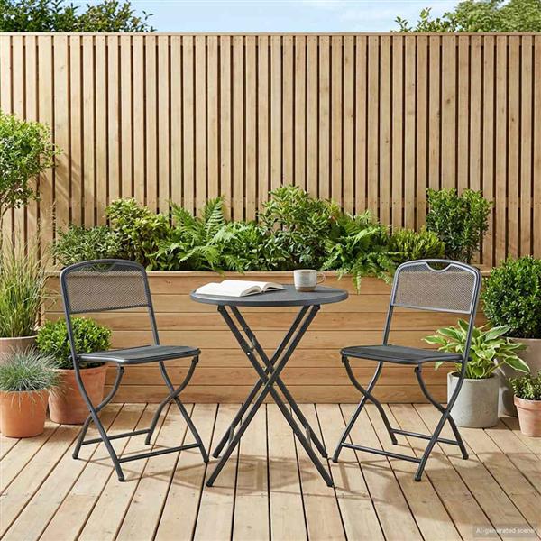Grote foto vidaxl tuinstoelen 2 pcs antraciet 52 5 x 46 x 82 cm ijzer tuin en terras tuinmeubelen