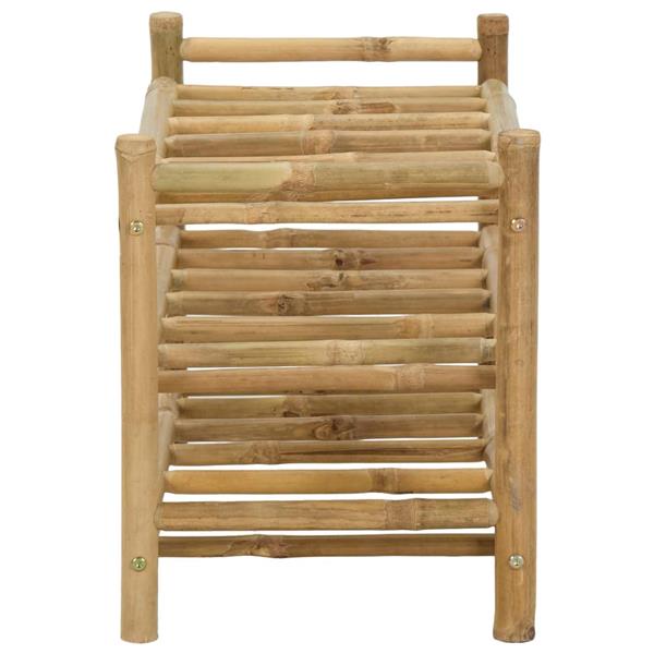 Grote foto vidaxl wijnrek naturel 57 x 29 5 x 36 cm bamboe huis en inrichting woningdecoratie