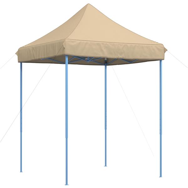 Grote foto vidaxl partytent beige 200 x 200 x 306 cm oxford stof tuin en terras overige tuin en terras
