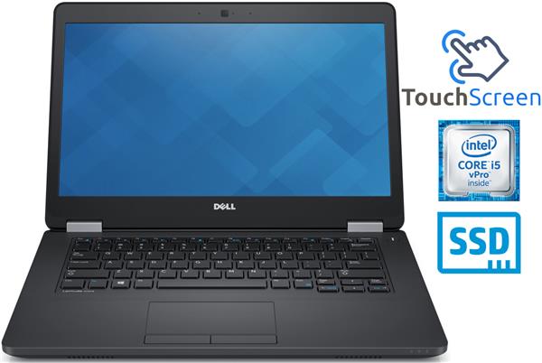 Grote foto touchscreen laptop dell e5470 vpro i5 6300u 240gb ssd 14 inch hdmi garantie computers en software overige computers en software