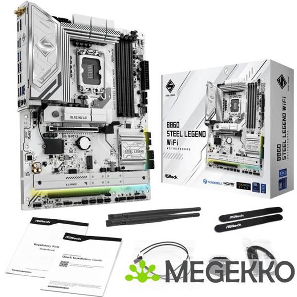 Grote foto asrock b860 steel legend wifi computers en software moederborden