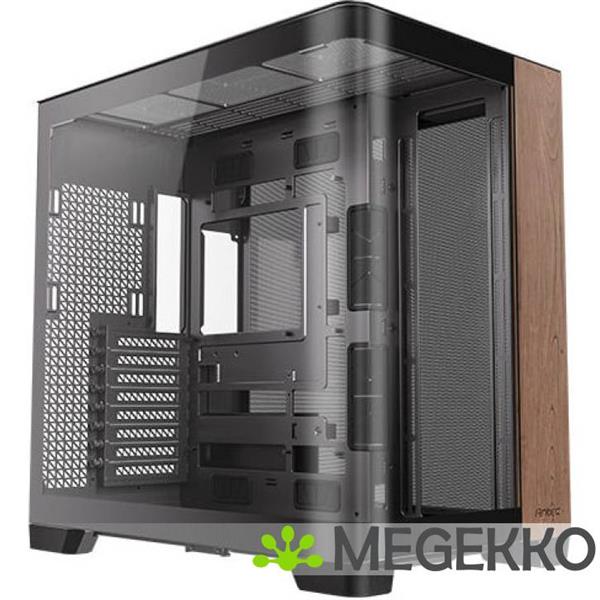 Grote foto antec c8 curve wood computers en software behuizingen en kasten