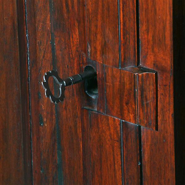 Grote foto bescheiden pastoorskast in prachtig donker palissander ca 1700 verdekte lade no.330315 antiek en kunst stoelen en banken