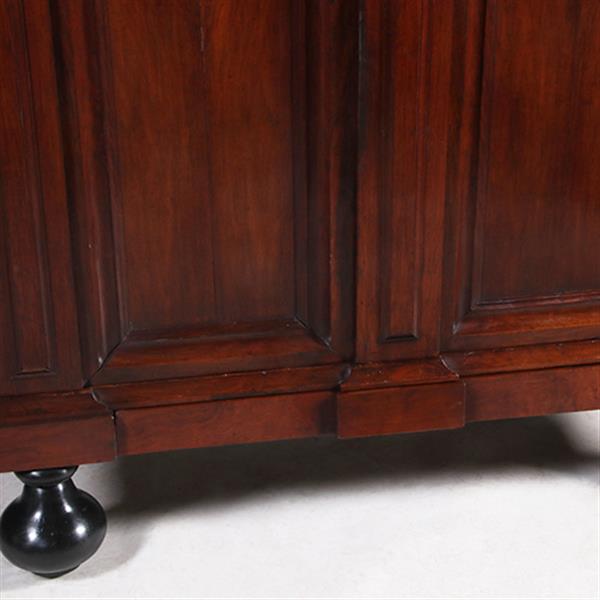 Grote foto bescheiden pastoorskast in prachtig donker palissander ca 1700 verdekte lade no.330315 antiek en kunst stoelen en banken