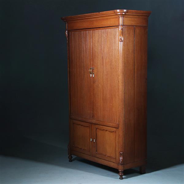 Grote foto hollandse vroeg willem iii archiefkast waar ook servies in past ca 1850 no.391125 antiek en kunst stoelen en banken