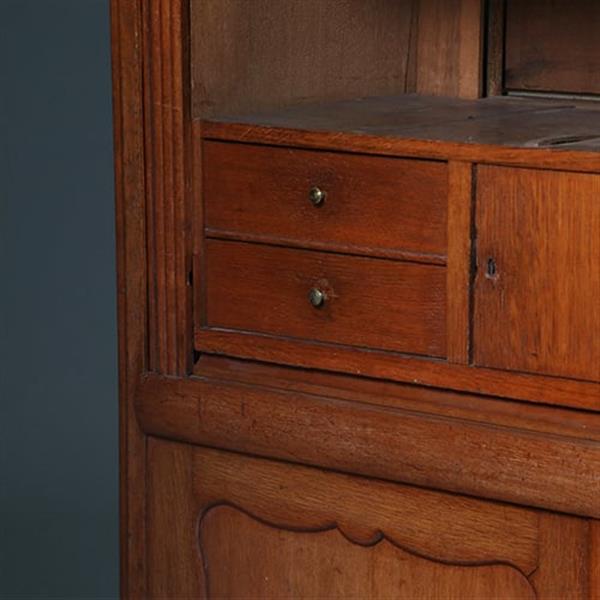 Grote foto hollandse vroeg willem iii archiefkast waar ook servies in past ca 1850 no.391125 antiek en kunst stoelen en banken